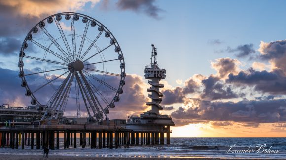 De Pier, Scheveningen at sunset